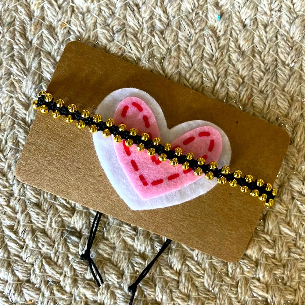New Super Cute Boho Beaded Gold Surf Festival Bracelet Black - Picture 6 of 6